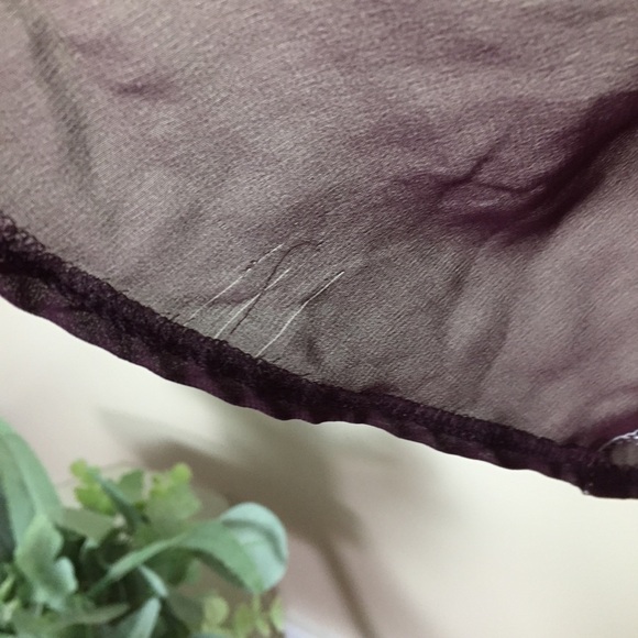 [Victoria's Secret] Beige Plum Ruffle Tank Top - Picture 4 of 9